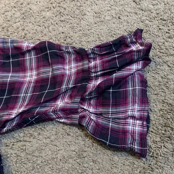 NWT Isabel Maternity Plaid Shirt Dress XL - Picture 4 of 6